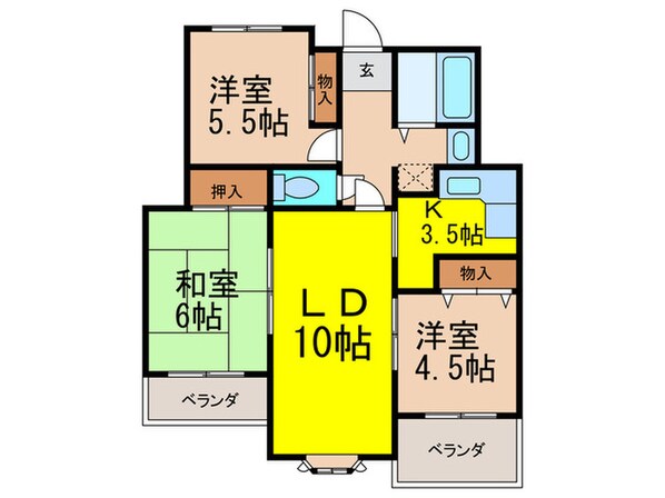 エステート松尾の物件間取画像